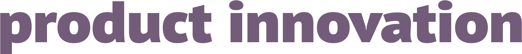 product innovation